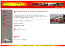 Tablet Screenshot of ff-pfaffenhofen.de